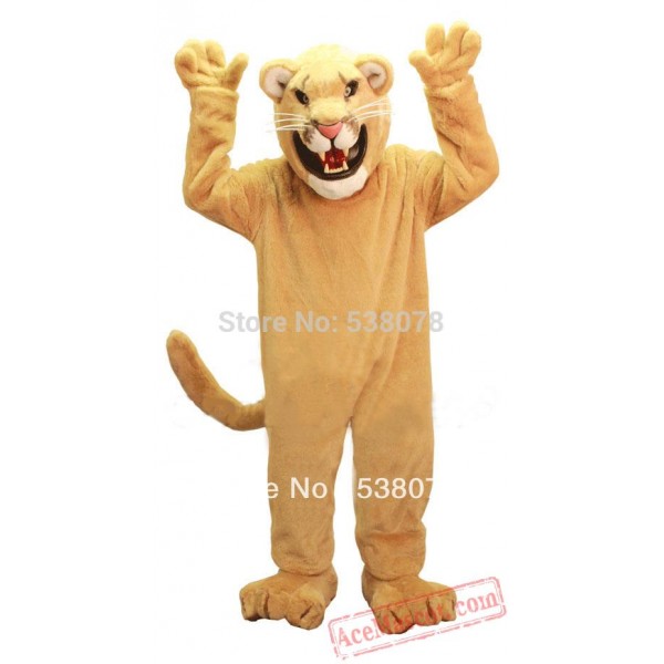 Professional Golden Lion Mascot Costume