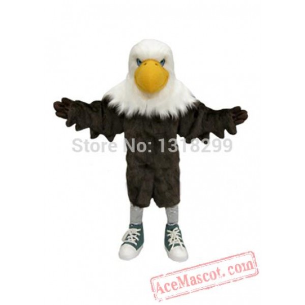 Eagle Mascot Costume Plush Falcon / Hawk