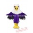 Purple Eagle Mascot Costume
