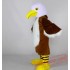 Professional Animal Long Fur Eagle Mascot Costume