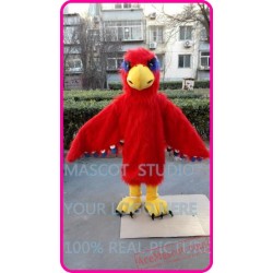 Plush Red Hawk / Eagle / Falcon Mascot Costume