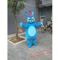 Blue Magic  Rabbit  Mascot Costume