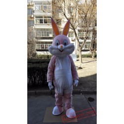 Pink Rabbit Bunny Mascot Costume