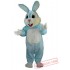 Professional Adult Rabbit Bunny Light Blue Mascot Costume