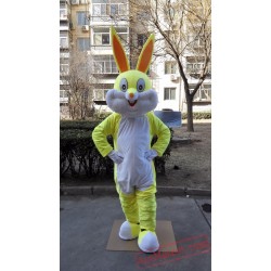 Yellow Rabbit Bunny Mascot Costume