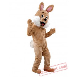 Brown Rabbit  Mascot  Costume