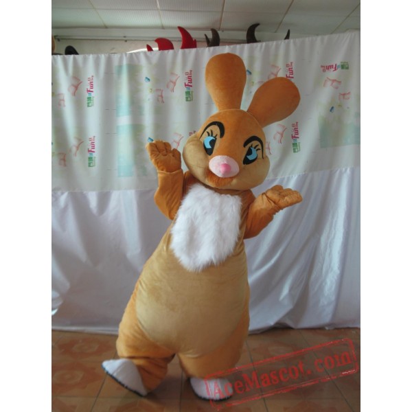 Deluxe Rabbit Mascot Costume Easter Bunny