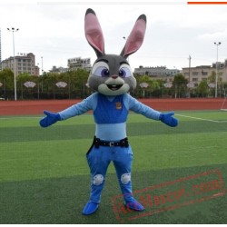 Zootopia Judy Hopps Mascot Costume Rabbit Mascot