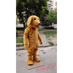 Plush Labrador Dog Mascot Costume