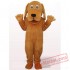 Quality Brown Dog Mascot Costume Adult
