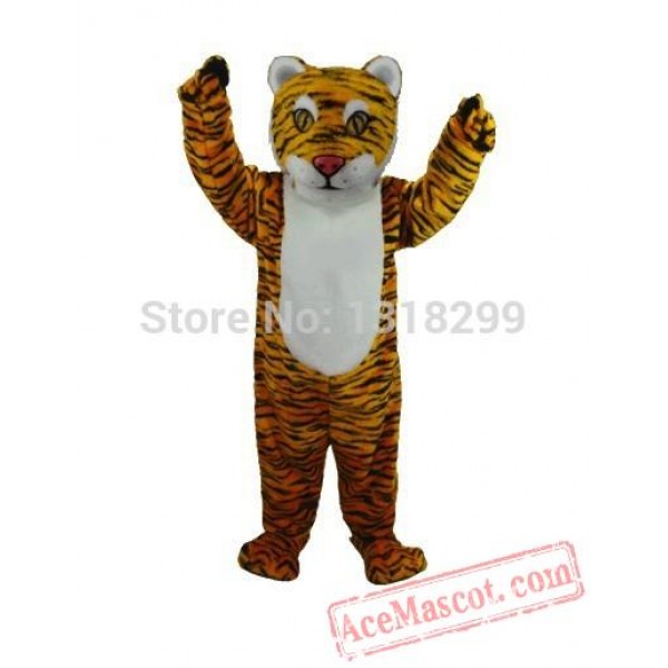 Striped Tiger Mascot Costume