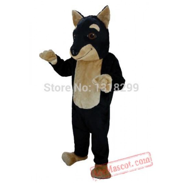 Doberman Dog Mascot Costume