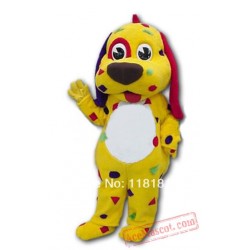 Yellow Dog Puppy Mascot Costume