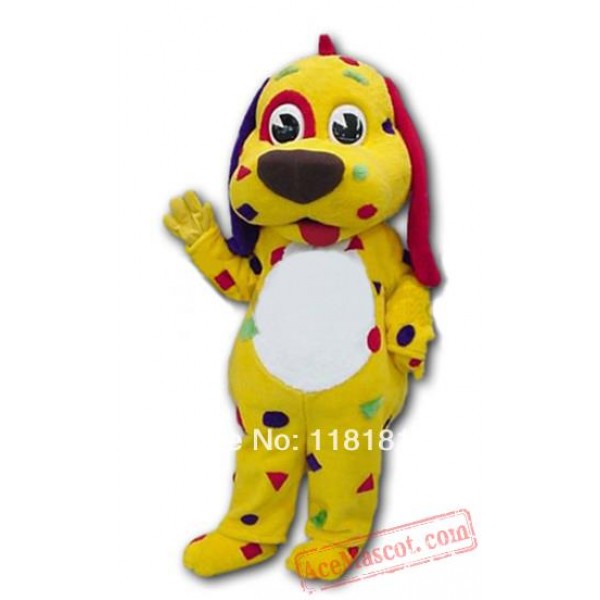 Yellow Dog Puppy Mascot Costume