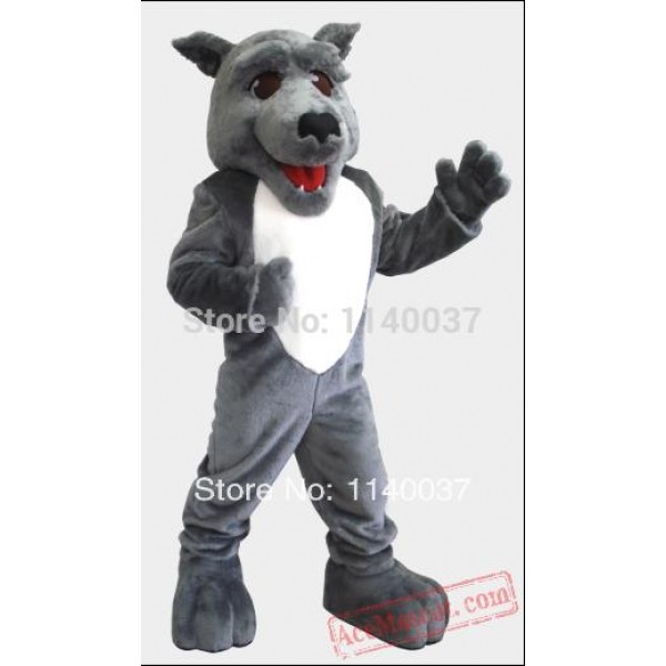 Wolf Hound Dog Mascot Costume
