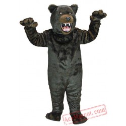 Helmet Grizzly Black Bear Mascot Costume