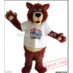 Brown Bear Plush Bear Mascot Costume