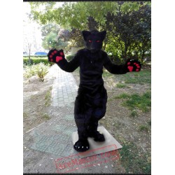 Black Wolf Fursuit Mascot Costume Husky Dog Fox