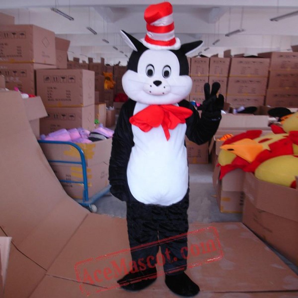 Dr. Seuss The Cat In The Hat Mascot Costume