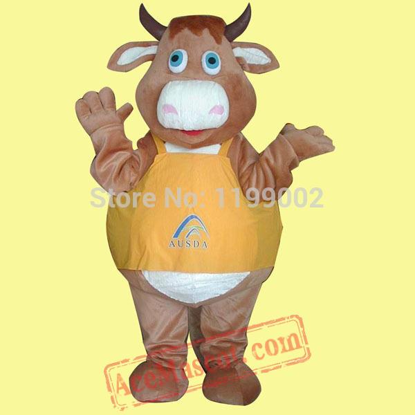 Bull Ox Cow Mascot Costume