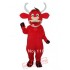 Red Cow Mascot Costume