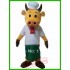 Calf Bull Cow Chef Mascot Costume