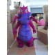 Dragon Mascot Purple Dinosaurs Mascot Costume