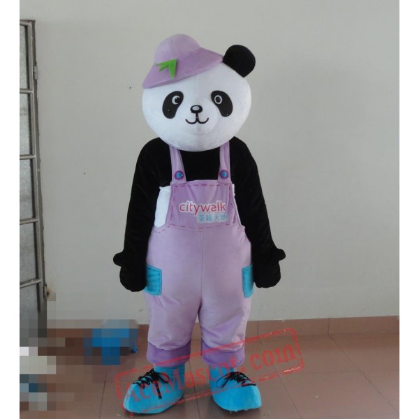 Black Giant Panda Mascot Costume