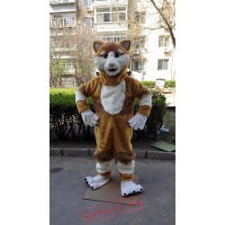 Plush Cat Mascot Costume