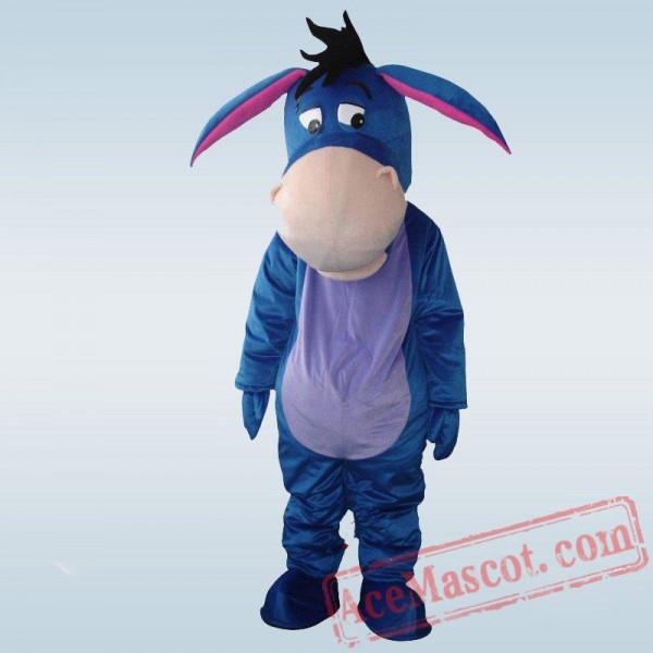 Eeyore Donkey Cartoon Character Mascot Costume