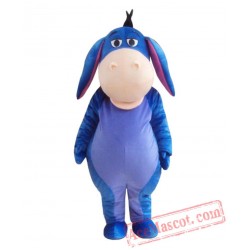 Donkey Cartoon Character Mascot Costume