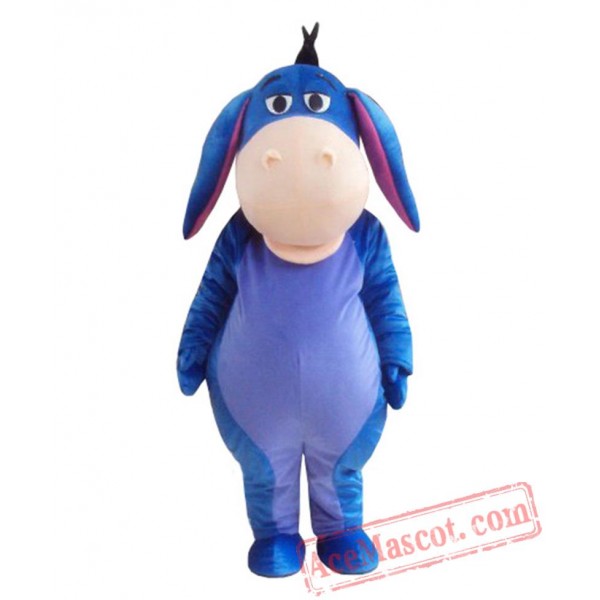 Donkey Cartoon Character Mascot Costume
