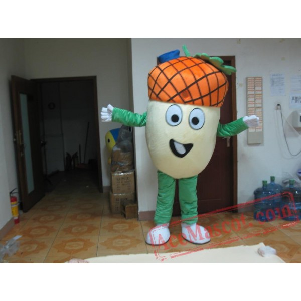 Green Turnip Green Radish Green Carrot Mascot Costume