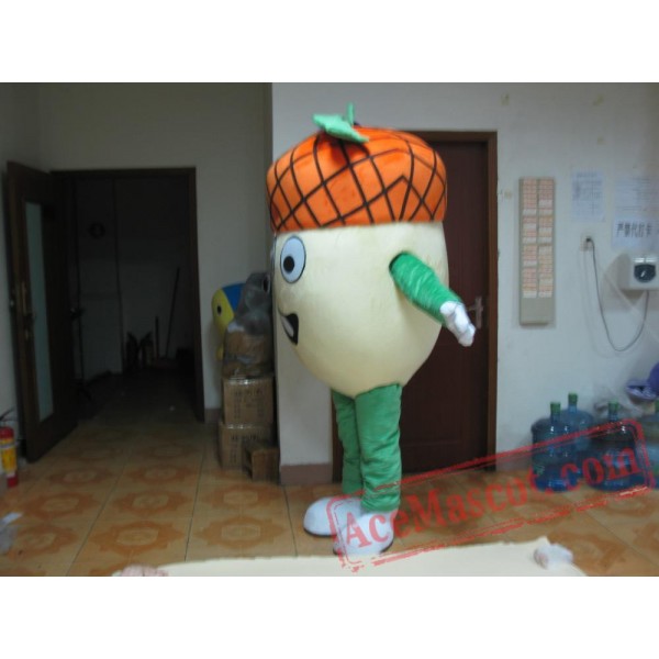 Green Turnip Green Radish Green Carrot Mascot Costume