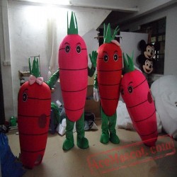 Carrot Mascot Costume Vegetables