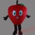Red Apple Mascot Costume Fruit Cartoon