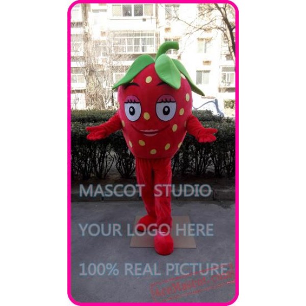 Strawberry Fruit Mascot Costume