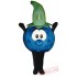 Happy Blue Berry Fruit Mascot Costume