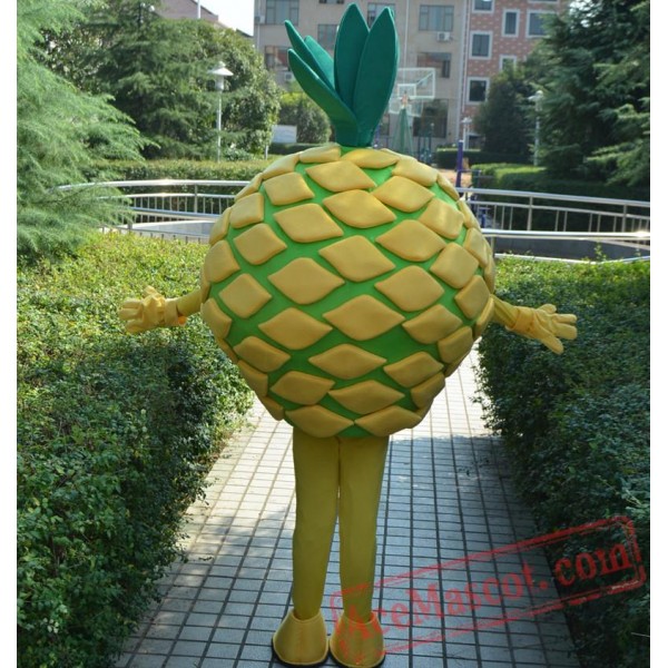 Pineapple Mascot Costume Fruit Cartoon Character