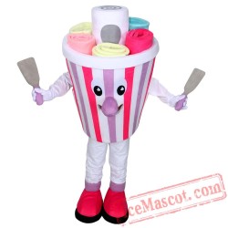 Colorful Ice Cream Mascot Costume