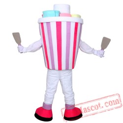 Colorful Ice Cream Mascot Costume