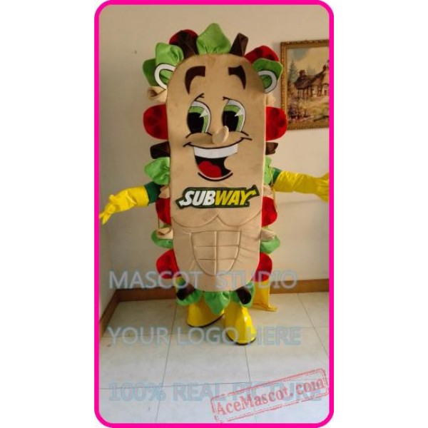 Subway Sandwich Subman Mascot Costume