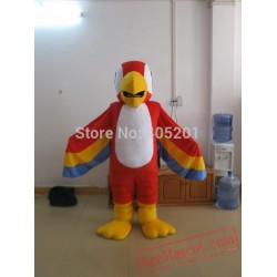 Parrot Mascot Costumes Cartoon Red Bird