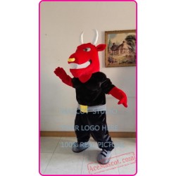Muscle Bull Mascot Costume Cosplay Cartoon Character