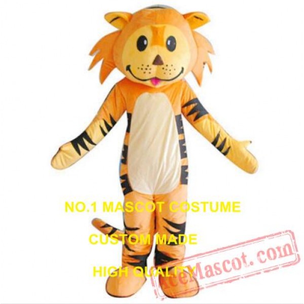 Cartoon Tiger Mascot Costume Cartoon Character Cosplay