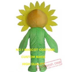 Sunflower Mascot Costume Flower Mascot