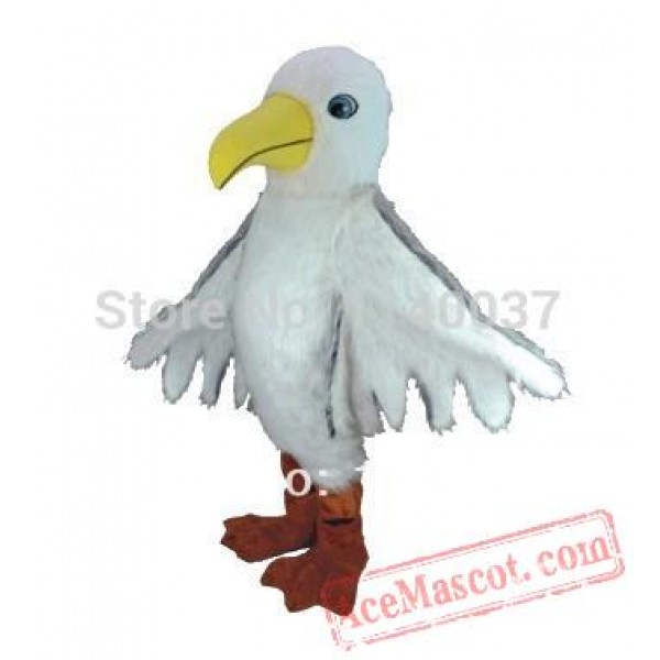 Seagull Mascot Costume Adult Cartoon Character