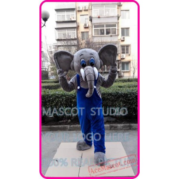 Elephant Mascot Costume Custom Cartoon Character Cosplay