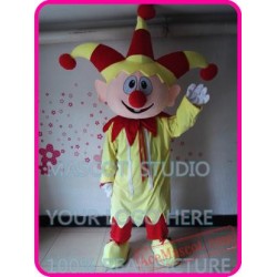 Christmas Clown Mascot Costume