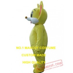 Yellow Mouse Mascot Costume Cartoon Character Cosplay